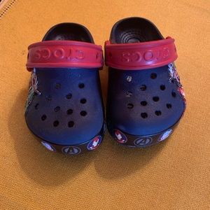Toddler Avengers Light Up Crocs